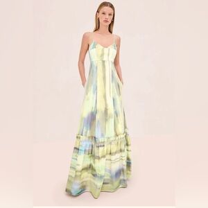 NWT Alexis DanelleMaxi Dress in Aurora Green
Size Medium